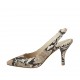 Chanel pour femmes en cuir imprimé multicouleur talon 8 - Pointures disponibles:  42, 43, 44