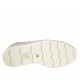 Chaussure à lacets avec fermeture éclair pour femmes en cuir gris y argent talon compensé 4 - Pointures disponibles:  34, 42, 43, 45, 46