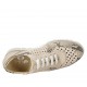 Scarpa stringata da donna con platare estraibile in pelle, camoscio forato rosa e pelle stampata zeppa 3 - Misure disponibili: 32, 33, 34, 42, 43, 44, 45