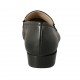 Mocassino in pelle nera da donna tacco 2 - Misure disponibili: 33, 43, 44, 45