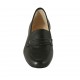 Mocassino in pelle nera da donna tacco 2 - Misure disponibili: 33, 43, 44, 45