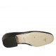 Mocasino en piel negra para mujer tacon 2 - Tallas disponibles:  33, 43, 44, 45