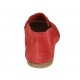 Mocassino da donna in camoscio rosso tacco 1 - Misure disponibili: 33, 42, 43, 44