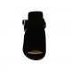 Sandale pour femmes avec courroie en daim noir talon 7 - Pointures disponibles:  32, 33, 34, 42, 45