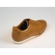 Men's sports shoe with laces in tan brown leather - Available sizes:  40