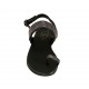 Sandale entredoigt pour femmes en cuir noir avec strass talon 2 - Pointures disponibles:  32, 33, 34, 42, 43, 44, 45, 46
