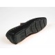Men's car shoe in black suede - Available sizes:  39