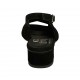 Sandale pour femmes en daim noir talon 4 - Pointures disponibles:  33, 34, 43, 44, 45