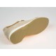 Men's laced sports shoe in beige suede and tan brown leather - Available sizes:  36, 40