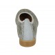 Ballerine pour femmes en cuir perforé bleu gris talon 2 - Pointures disponibles:  43, 45