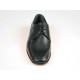 Zapato con cordones para hombre en piel negra - Tallas disponibles:  40, 41, 44, 52