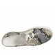 Scarpa accollata da donna con elastici e plantare estraibile in pelle stampata multicolore zeppa 2 - Misure disponibili: 32, 33, 34, 42, 43, 44, 45