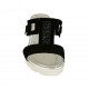 Mule ouvert pour femmes avec accessoire en daim noir talon compensé 5 - Pointures disponibles:  34, 42, 43, 45