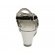 Sandale pour femmes en daim noir avec plateforme et talon compensé 7 - Pointures disponibles:  31, 43, 45