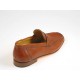 Men's loafer in brown leather - Available sizes:  40, 52