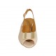 Sandalo da donna con accessorio in pelle nude tacco 2 - Misure disponibili: 33, 34, 42, 43, 44, 45, 46