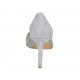 Escarpin ouvert pour femmes en daim bleu gris talon 8 - Pointures disponibles:  31, 33, 34, 42, 43, 46
