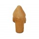 Women's pump in tobacco suede heel 8 - Available sizes:  33, 42, 44