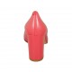 Decolté da donna in pelle rossa tacco 8 - Misure disponibili: 32, 33, 43