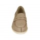Men's loafer in grey nubuck leather  - Available sizes:  37, 38, 46, 48, 49, 50