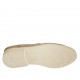 Men's loafer in grey nubuck leather  - Available sizes:  37, 38, 46, 48, 49, 50
