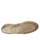 Men's loafer in grey nubuck leather  - Available sizes:  37, 38, 46, 48, 49, 50