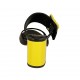 Mule pour femmes avec boucle en cuir noir et cuir verni jaune talon 7 - Pointures disponibles:  31, 32, 33, 34, 42