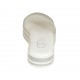 Sabot da donna in pelle laminata argento zeppa 3 - Misure disponibili: 32, 33, 42, 43, 44