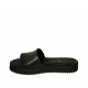 Sabot da donna in pelle nera zeppa 3 - Misure disponibili: 42