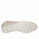 Decolté da donna con borchie in camoscio forato e pelle rosa zeppa 4 - Misure disponibili: 32, 33, 34, 42, 43, 44, 45