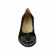 Decolté da donna con borchie in camoscio forato e pelle nera zeppa 4 - Misure disponibili: 33, 34, 42, 43, 45