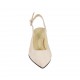 Slingback für Damen aus rosafarbenem Wildleder Absatz 5 - Verfügbare Größen:  32, 42, 43, 45