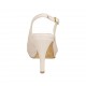 Sandalia para mujer en piel color desnudo con plataforma tacon 9 - Tallas disponibles:  32, 33, 34, 42, 44, 45, 46, 47