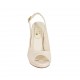 Sandalo da donna con plateau in pelle nude tacco 9 - Misure disponibili: 32, 33, 34, 42, 44, 45, 46, 47
