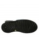 Sandale pour femmes avec fermetures velcro en cuir bleu clair et cuir imprimé bleugris talon compensé 3 - Pointures disponibles:  42, 43
