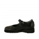 Scarpa da donna in pelle nera con cinturino e plantare estraibile zeppa 3 - Misure disponibili: 33, 34, 43, 44, 45