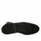 Woman's slingback pump in black colored leather heel 3 - Available sizes:  33, 34, 42