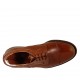 Herrenderbyschuh mit Kappe und Schnüren aus hellbraunem Leder - Verfügbare Größen:  36, 37, 38, 46, 47, 48, 49, 50
