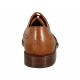 Herrenderbyschuh mit Schnürsenkeln und Broguemuster aus hellbraunem Leder - Verfügbare Größen:  36, 37, 38, 46, 47, 48, 49, 50, 52