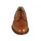 Herrenderbyschuh mit Schnürsenkeln und Broguemuster aus hellbraunem Leder - Verfügbare Größen:  36, 37, 38, 46, 47, 48, 49, 50, 52
