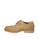 Scarpa stringata da uomo in nabuk beige - Misure disponibili: 37, 38, 46, 47, 48, 49, 50