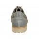 Zapato para hombre con cordones y plantilla extraible en piel nubuk y gamuza perforada gris - Tallas disponibles:  37, 38, 46, 47, 48, 49, 50