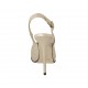 Chanel da donna con plateau in pelle nude perlata tacco 12 - Misure disponibili: 33, 34, 43, 44, 45