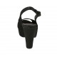 Sandalo da donna glitterato nero con plateau e tacco 10 - Misure disponibili: 32, 33, 34, 43