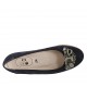 Escarpin pour femmes avec pierres en daim bleu talon 2 - Pointures disponibles:  32, 33, 34, 42, 43