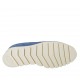 Mocassin pour femmes avec accessoire et semelle amovible en daim bleu clair talon compensé 3 - Pointures disponibles:  33, 34, 42, 43, 44, 45