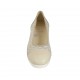 Escarpin pour femmes en tissu transparent et cuir verni beige avec semelle amovible talon compensé 5 - Pointures disponibles:  34, 42, 43, 44, 45