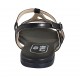 Sandalia para mujer en piel negra tacon 1 - Tallas disponibles:  33, 42