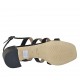 Sandale pour femmes en cuir, cuir imprimé, cuir verni et daim noir talon 6 - Pointures disponibles:  34, 42, 43, 44, 45, 46