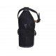 Scarpa aperta da donna con cinturino alla caviglia in camoscio e pelle nera tacco 7 - Misure disponibili: 42, 43, 44, 45, 46